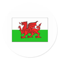 Wales FLAG International stickers by flagshirt Wales FLAG International stickers