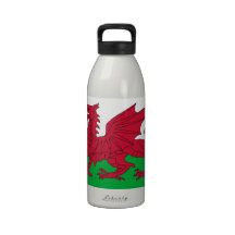 Wales Flag Liberty Bottle Drinking Bottle