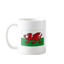 Wales Flag (light) Mug by FlagTshirts Wales Flag (light) Mug