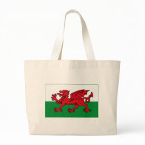 Wales Flag (light) Tote Bag