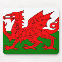 Wales Flag Mousepad by jacinto888 Wales Flag Mousepad