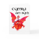 ?Wales Forever!? Greeting Card card
