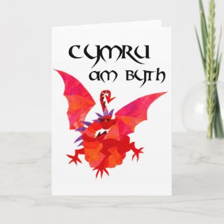 'Wales Forever!' Greeting Card card