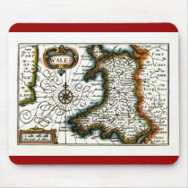 Wales Map and/or Flag mousepads