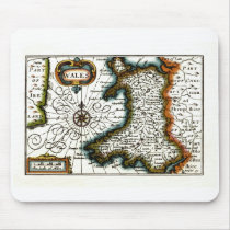Wales Map and/or Flag mousepads