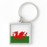 Wales  Welsh flag Keychain