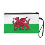 Wales –Welsh Flag Wristlet Purse