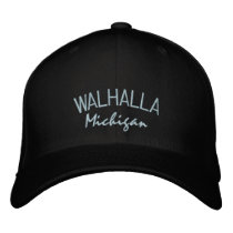 Walhalla Michigan Embroidered Hat