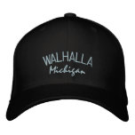 Walhalla Michigan Embroidered Hat embroidered hats