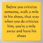 Walk a Mile Print