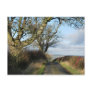 "Walk Along a Country Lane" Northumberland Postcard