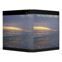 Walk Along The Beach Tonight Binder