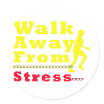 Walk Away From Stress stickers by Walkts Walk Away From Stress stickers