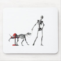 walk dog mousepad
