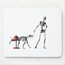 walk dog mousepad