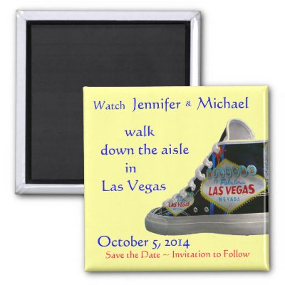 Walk Down the Aisle :  Las Vegas weddings Magnet