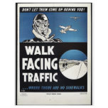 Walk Facing Traffic flyers