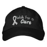 Walk For a Cure - Lung Cancer Embroidered Hats