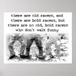 Walk Funny Dirt Bike Motocross Poster