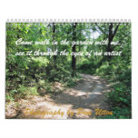 walk in the garden - through the eyes of an artist calendars