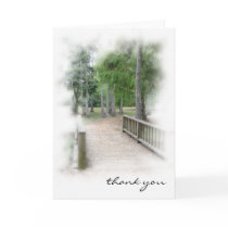 Walk in the Park Thank You Card cards