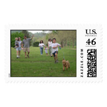 Walk in the Park with Friends postage