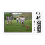 Walk in the Park with Friends postage