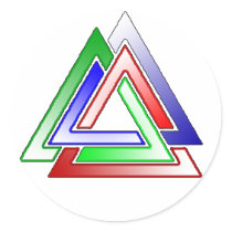 Walk knot sticker