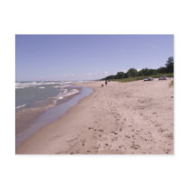 Walk on the Beach Post Card