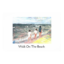 Walk On The Beach posters by figstreetstudio Walk On The Beach posters