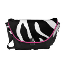 Walk on the Wild Side - Zebra Companion Messenger Bags