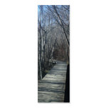 Walk Path Nature Bookmark Business Card Template