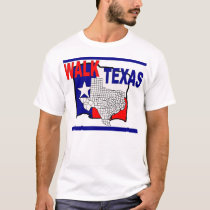 Walk Texas Counties t-shirts