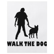 walk the dog zombie flyers