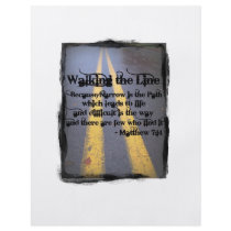 Walk The Line flyers
