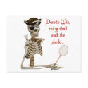 Walk the Plank Badminton Post Cards