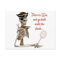 Walk the Plank Badminton Post Cards