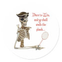Walk the Plank Badminton Stickers