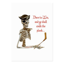 Walk The Plank Hockey Business Cards
