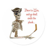 Walk The Plank Hockey Sticker