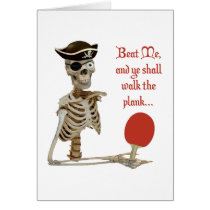 Walk the Plank Ping Pong Card