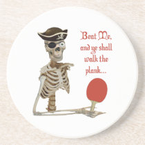 Walk the Plank Ping Pong Beverage Coasters