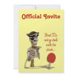 Walk the Plank Ping Pong Personalized Invite