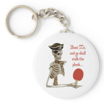Walk the Plank Ping Pong Key Chain