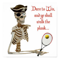 Walk the Plank Pirate Tennis Print