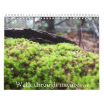 Walk through nature..... wall calendar