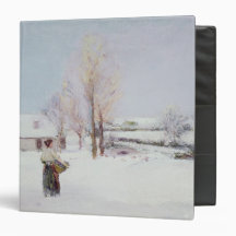 Walk through the Snow Vinyl Binder