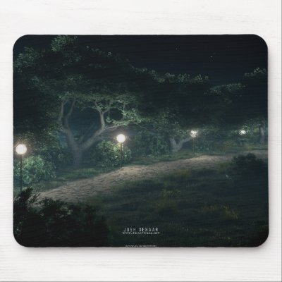 Walk Through The Woods 2009 Mousepad by 3dartwork