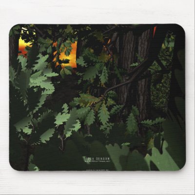 Walk Through The Woods Mouse Mats by 3dartwork