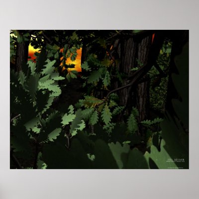 Walk Through The Woods Posters by 3dartwork
